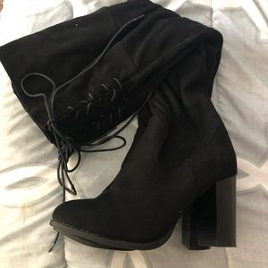 Thigh High Heeled Boots
